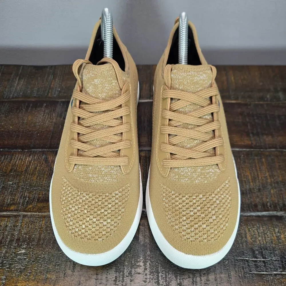 NEW Vessi Weekend 1.5 Womens Size 11 Waterproof Shoes Sneaker Oak Brown White
